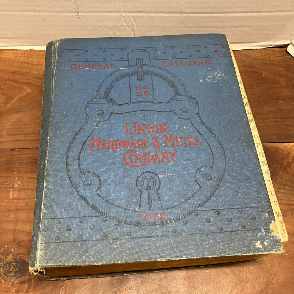 Union Hardware & Metal Co. General Catalogue No 26 1922 Vintage Industrial